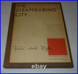The Disappearing City The Industrial Revolution Runs Away By Frank Lloyd Wright