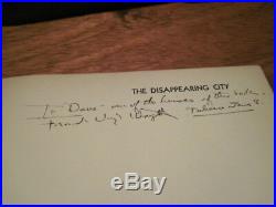 The Disappearing City by Frank Lloyd Wright HC First 1st VG 1932 Signed