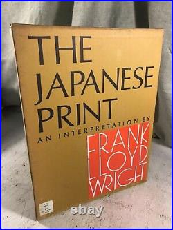 The Japanese Print An Interpretation by Frank Lloyd Wright Art Book