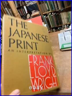 The Japanese Print an Interpretation by Frank Lloyd Wright Hardcover Slipcase