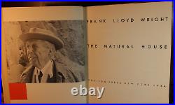 The Natural House Frank Lloyd Wright First Edition First Print DJ 1954