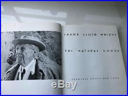 The Natural House by Frank Lloyd Wright. First Edition withRARE roman numeral date