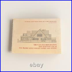 The Plan For Restoration And Adaptive Use Of Frank Lloyd Wright Home 1978 1st Ed