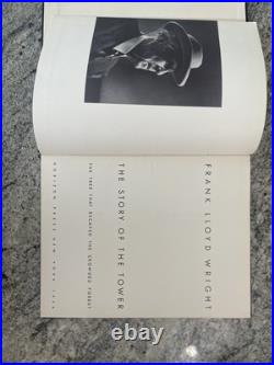 The Story Of The Tower By Frank Lloyd Wright 1st Edition Hardcover 1956
