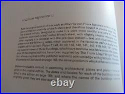 The Work of FRANK LLOYD WRIGHT The Wendingen Edition 1965 Intro by Mrs. Wright