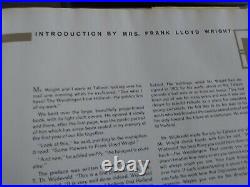 The Work of FRANK LLOYD WRIGHT The Wendingen Edition 1965 Intro by Mrs. Wright
