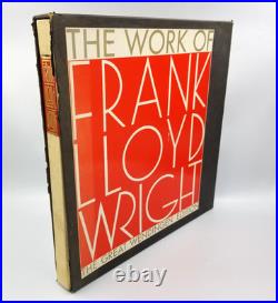 The Work of Frank Lloyd Wright Great Wendingen Edition Book 1965 Horizon Press