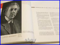 The Work of Frank Lloyd Wright Wendingen Edition- Horizon Press 1965- Oversize