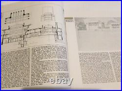The Work of Frank Lloyd Wright Wendingen Edition- Horizon Press 1965- Oversize