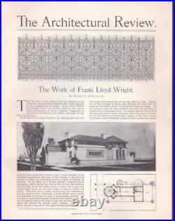 The Work of Frank Lloyd Wright a Prairie School Press Reissue Robert C Spencer