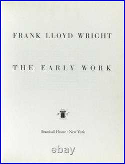 The early work of Frank Lloyd Wright / 1970 Americana