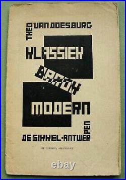 Theo van Doesburg 1920 Klassiek Barok Modern Rietveld Mondrian F. Lloyd Wright