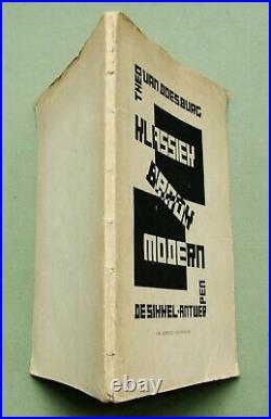 Theo van Doesburg 1920 Klassiek Barok Modern Rietveld Mondrian F. Lloyd Wright