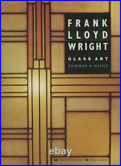 Thomas A Heinz / Frank Lloyd Wright Glass Art Inscribed by Heinz Signed 1994