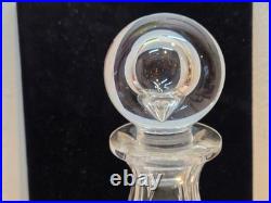 Tiffany And Co. Frank Lloyd Wright Crystal Decanter, Hollow Ball Lid, As Found