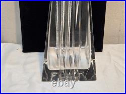 Tiffany And Co. Frank Lloyd Wright Crystal Decanter, Hollow Ball Lid, As Found