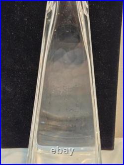 Tiffany And Co. Frank Lloyd Wright Crystal Decanter, Hollow Ball Lid, As Found Tiffany And Co. Frank Lloyd Wright Crystal Decanter, Hollow Ball Lid, As Found