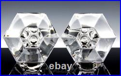Tiffany & Co Frank Lloyd Wright 1987 CANDLESTISKS CANDLE HOLDERS 6 Set 2 Mint