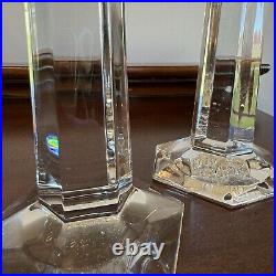 Tiffany & Co. Frank Lloyd Wright 6 Set & 3.5 Candlestick 1987 7263075 Crysta