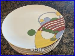 Tiffany & Co. Frank Lloyd Wright CABARET Dinner Plate 10.5 Circles PRISTINE