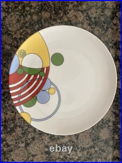 Tiffany & Co. Frank Lloyd Wright CABARET Salad Plate 7 5/8 Circles PRISTINE