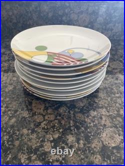 Tiffany & Co. Frank Lloyd Wright CABARET Salad Plate 7 5/8 Circles PRISTINE