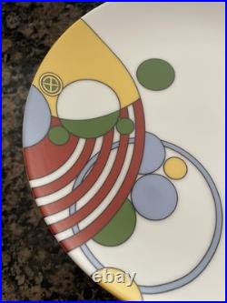 Tiffany & Co. Frank Lloyd Wright CABARET Salad Plate 7 5/8 Circles PRISTINE