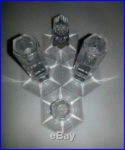 Tiffany & Co / Frank Lloyd Wright Crystal Candlestick 1987&1986 set of 4