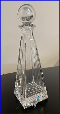 Tiffany & Co. Frank Lloyd Wright Crystal Decanter Vintage Rare Mint 13.5