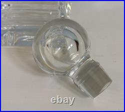 Tiffany & Co. Frank Lloyd Wright Crystal Decanter with Round Stopper 13.75 Great