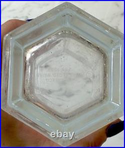 Tiffany & Co Frank Lloyd Wright Crystal Vase 10 Hexagon 1988 Signed Vintage