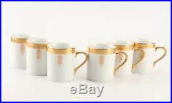 Tiffany & Co. Frank Lloyd Wright Design Imperial Gold Trim Coffee Mug Signed