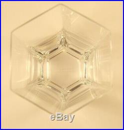 Tiffany & Co Frank Lloyd Wright Double Old Fashioned Hexagon Crystal One Glass