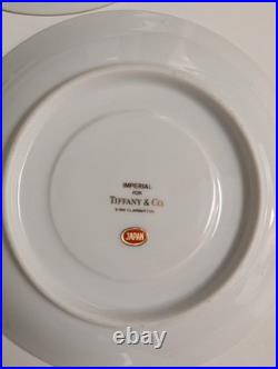 Tiffany & Co Frank Lloyd Wright Imperial Dinnerware Set of 4 pieces, gold rim