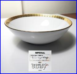 Tiffany & Co. IMPERIAL Frank Lloyd Wright 6 1/4 Cereal Bowl(s), Rare, MINT