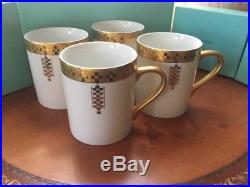 Tiffany & Co. Imperial Design By Frank Lloyd Wright 4 Coffee Cups