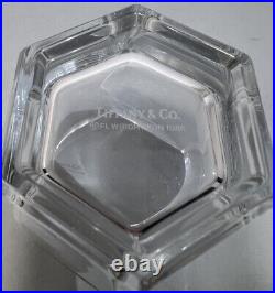Tiffany Crystal Frank Lloyd WrightDouble Old Fashioned Scotch Glass RARE