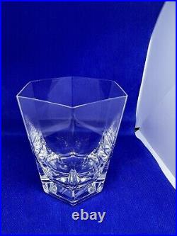Tiffany Crystal Frank Lloyd Wright Double Old Fashioned Scotch Glass