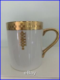 Tiffany FRANK LLOYD WRIGHT Imperial Mugs-Set of 4- NEW Vintage
