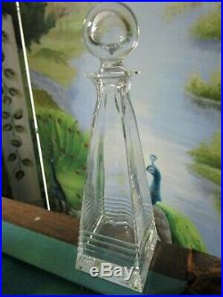 Tiffany Frank Lloyd Wright Crystal Decanter Bottles Pick 1