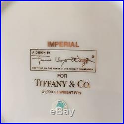 Tiffany Frank Lloyd Wright Imperial China Salad/Dessert Plates