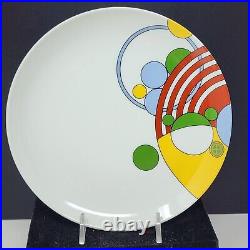 Tiffany and Co Frank Lloyd Wright Cabaret Salad Plate 7.5 Geometric Colorful VT