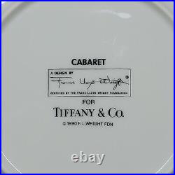 Tiffany and Co Frank Lloyd Wright Cabaret Salad Plate 7.5 Geometric Colorful VT