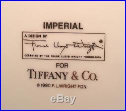 Tiffany and Company Imperial Salad Dessert Plate Frank Lloyd Wright Take Up To 7