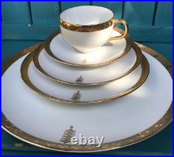 Tiffany & co. FRANK LLOYD WRIGHT IMPERIAL 5-PC PLC SET 3 PLATES 1 CUP 1 SAUCER