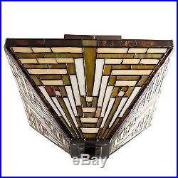 Tiffany-style Frank Lloyd Wright Mission Ceiling Lamp Home Indoor Decoration