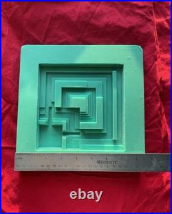 Tile Mold Inspired By, Frank Lloyd Wright Silicone Tile 6 x High Relief 1