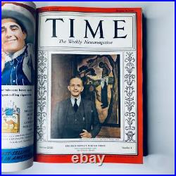 Time Magazine Library Bound January 3, 1938 March 28, 1938 Frank Lloyd Wright