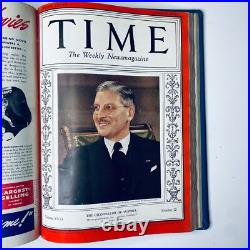 Time Magazine Library Bound January 3, 1938 March 28, 1938 Frank Lloyd Wright