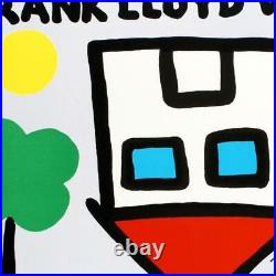 Todd Goldman Frank Lloyd Wrong Signed Limited Edition Lithograph On Paper